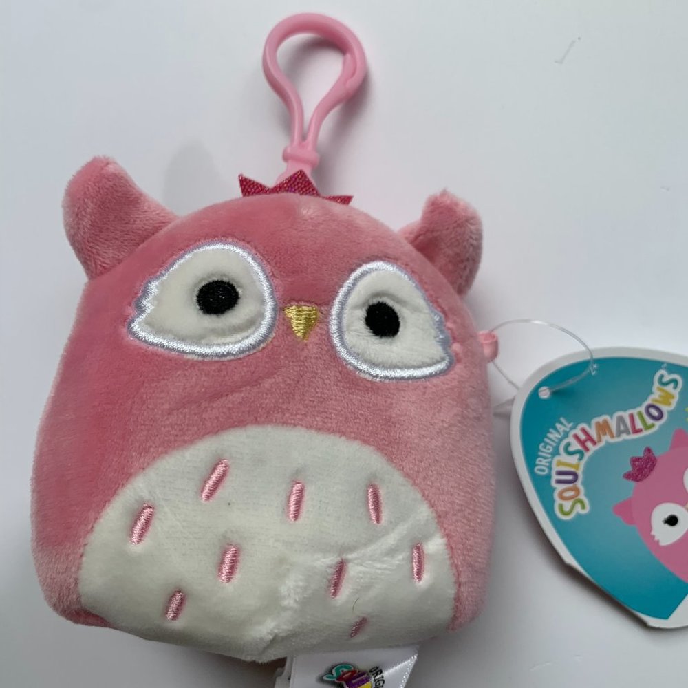 Squishmallows Bri the Owl 3.5" Clip on